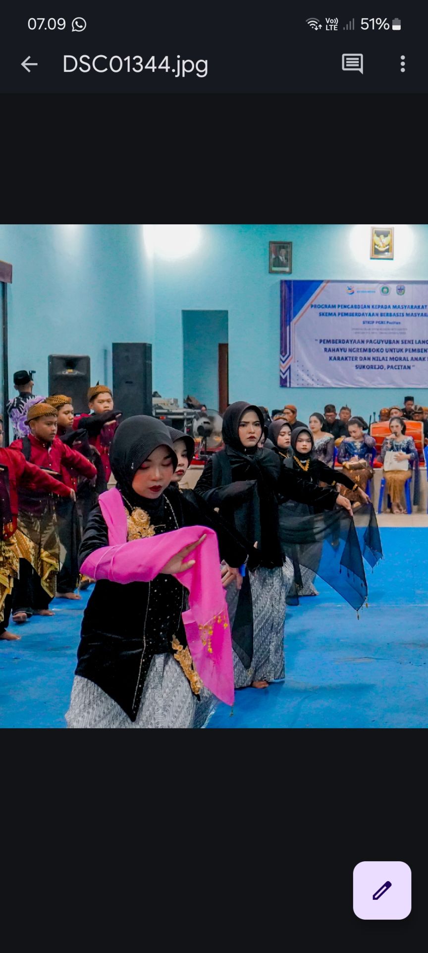 Penampilan Langen Bekso